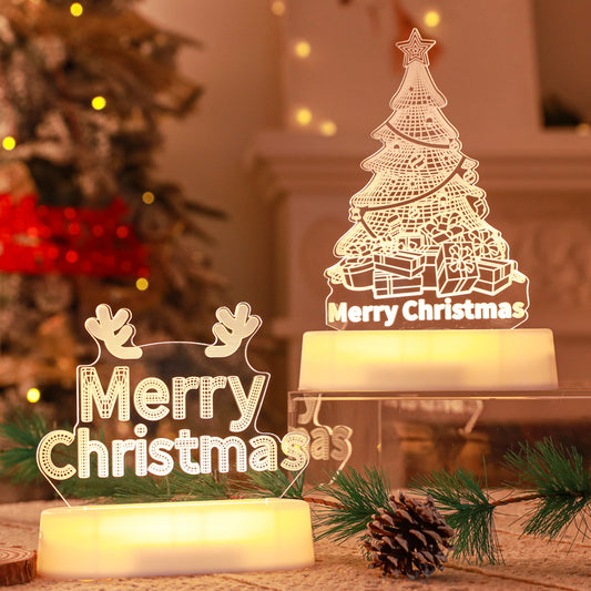 Christmas Decoration 3D Lamp / Battery not Incl.